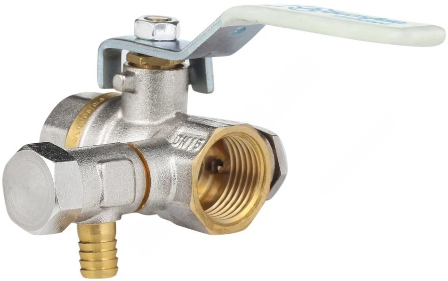 Шаровый кран Aquasfera 1112 Standard никель Ду 20 Ру30 ВР 3/4