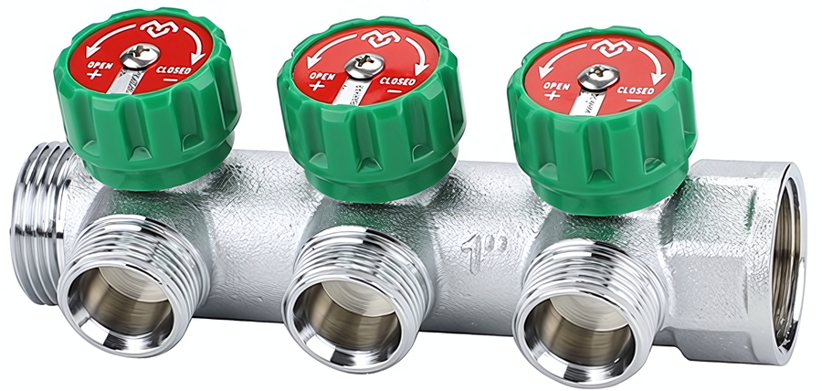 Коллектор для водоснабжения VARMEGA VM14633 1" х 3/4"ЕК - 3