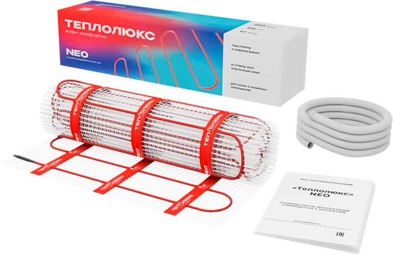 Нагревательный мат 5 м2 Теплолюкс Neo 720 Вт/4,5 кв.м