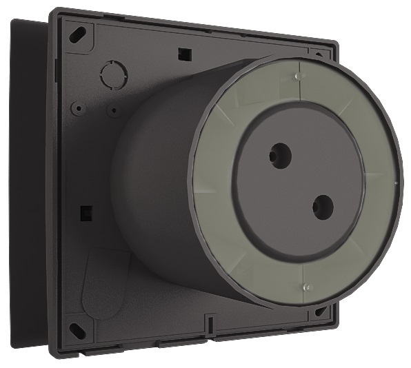 Вытяжка для ванной диаметр 100 мм Zernberg Izumrud 100 matte black
