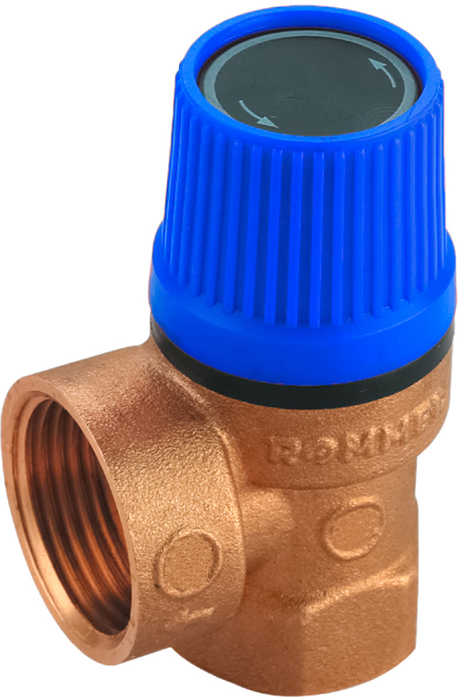 Предохранительный клапан Rommer 10 бар 1/2x3/4 (RVS-0003-010015)