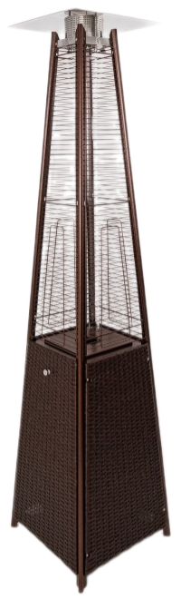Газовый уличный обогреватель Stalleh Pyramid X4 Rattan Brown