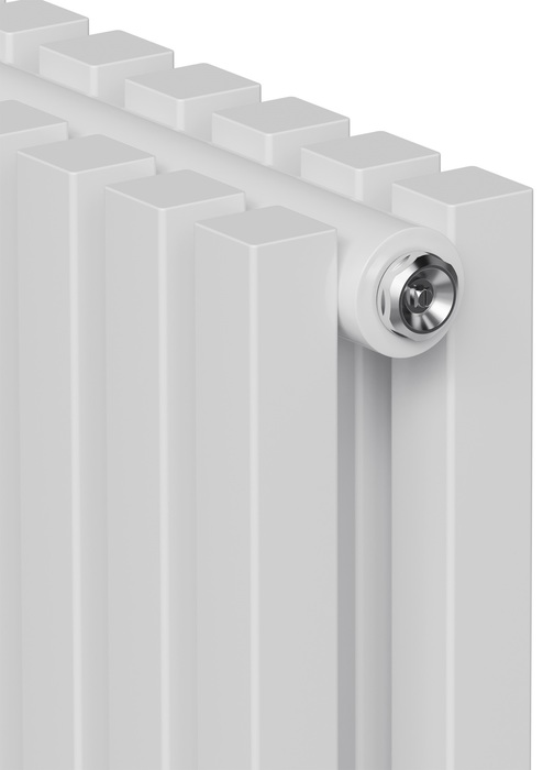 Радиатор отопления Royal Thermo Shift Q30 C2050 - 24 секц. RAL9016, боковое 1/2