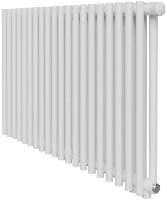 Радиатор отопления Royal Thermo Shift R22 VC2050 - 12 секц. RAL9016, нижнее 1/2