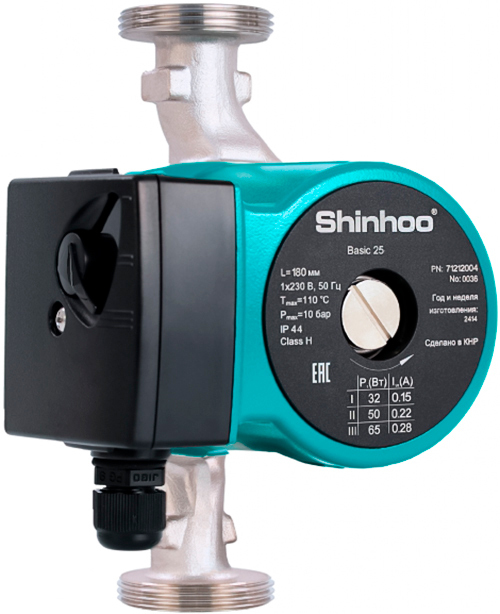 Циркуляционный насос SHINHOO BASIC 15-4S N 130 1x230V