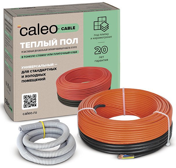 Нагревательный кабель 5 м2 Caleo Cable 17W-30