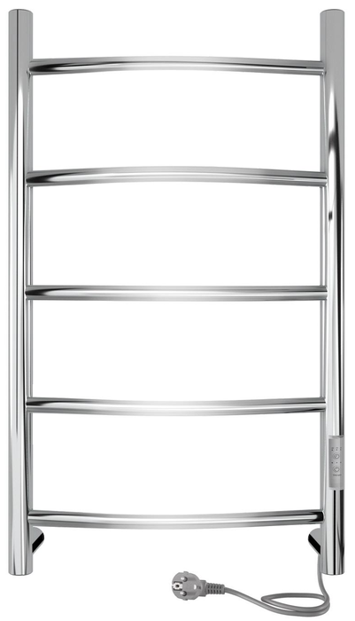Электрический полотенцесушитель лесенка INDIGO Arc Lux б/п (el) 80/40 Полиров.
