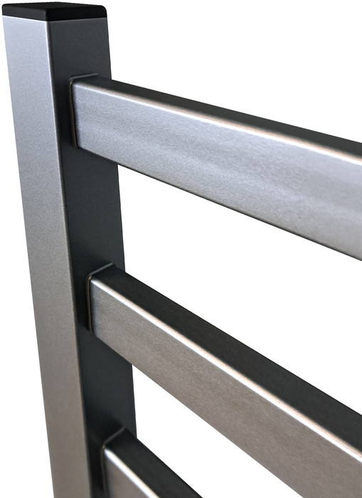Электрический полотенцесушитель лесенка INDIGO Oktava Slim 3 (el) 80/50 Graphite Metallic