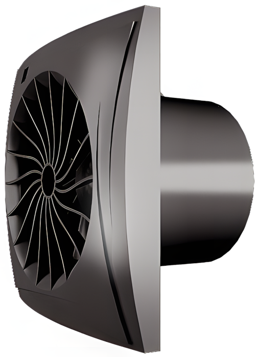 Вытяжка для ванной диаметр 125 мм Zernberg Lazurit 125 gloss black