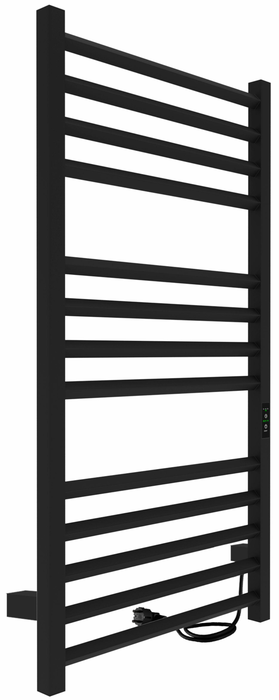 Электрический полотенцесушитель лесенка INDIGO Attic Romb (el) 100/50 Черный муар