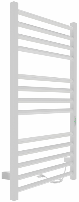Электрический полотенцесушитель лесенка INDIGO Attic Romb (el) 100/50 Белый матовый