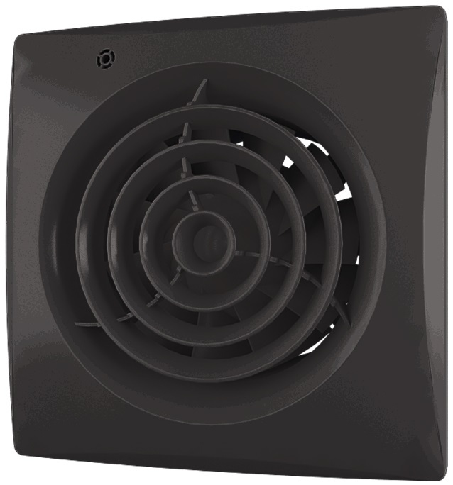 Вытяжка для ванной диаметр 125 мм Zernberg Izumrud 125 matte black