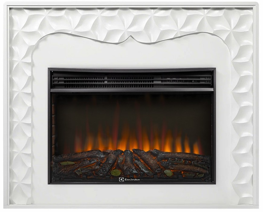 Электрокамин Electrolux EFP/P-3020LS N с порталом Firelight Vivo 30 белый