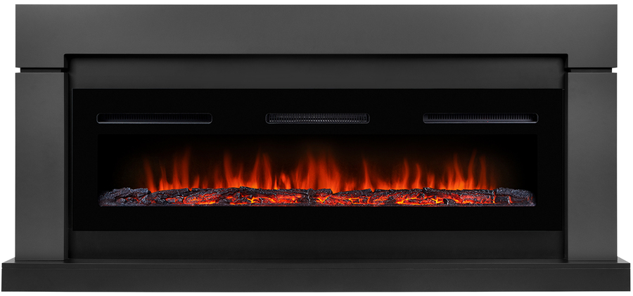 Линейный электрокамин Electrolux Infinity EFP/P-1600ULS с порталом Firelight Lindos Long, графит