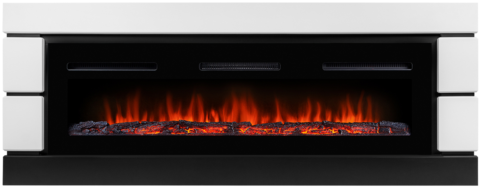 Линейный электрокамин Electrolux Infinity EFP/P-1600ULS с порталом Firelight Moderno Long, белый