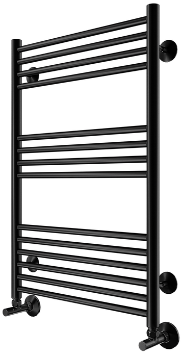 Водяной полотенцесушитель шириной 510 - 600 мм Royal Thermo Casa black П14 500х800