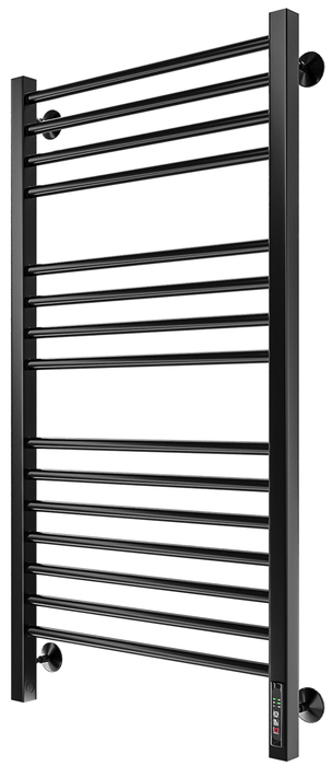 Электрический полотенцесушитель лесенка Royal Thermo Stato black П15 500х1000 электро (встроен. диммер)