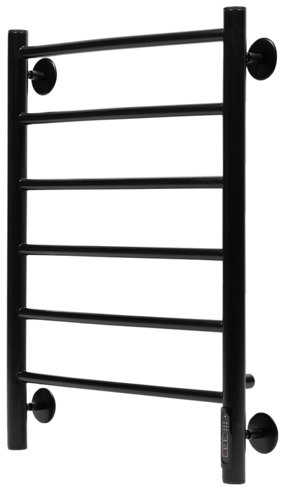 Электрический полотенцесушитель лесенка Royal Thermo Classic black П6 450х650 электро (встроен. диммер)