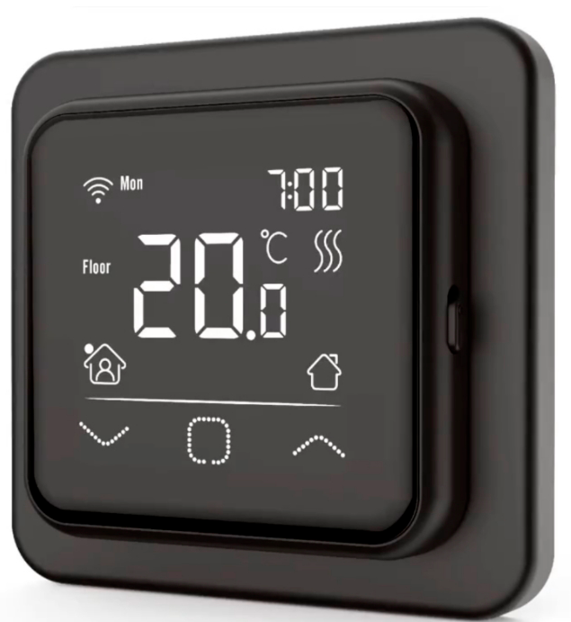 Терморегулятор для теплого пола ERGERT ETR-360W (Wi-Fi, чёрный)