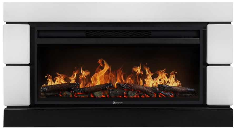 Электрокамин Electrolux EFP/P-3620LS с порталом Firelight Moderno 36, белый