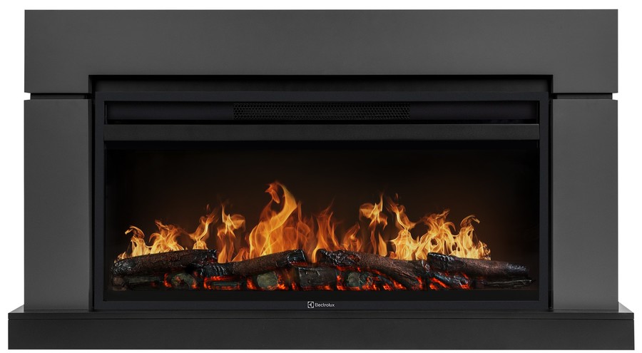 Линейный электрокамин Electrolux EFP/P-4220LS с порталом Firelight Lindos 42, графит