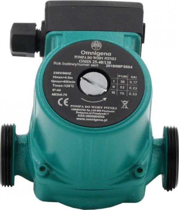 Циркуляционный насос OMNIGENA OMIS 25-40/130