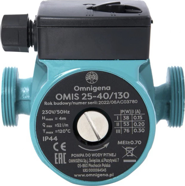 Циркуляционный насос OMNIGENA OMIS 25-40/130
