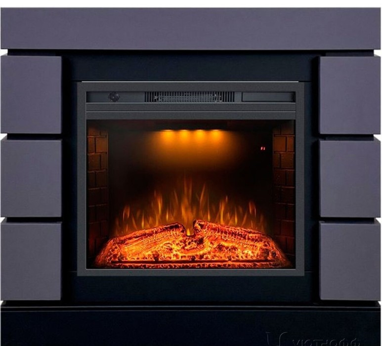 Электрокамин с широким очагом 2D Royal Flame Modern 23 Graphite Grey SFT под очаг Emerald 23