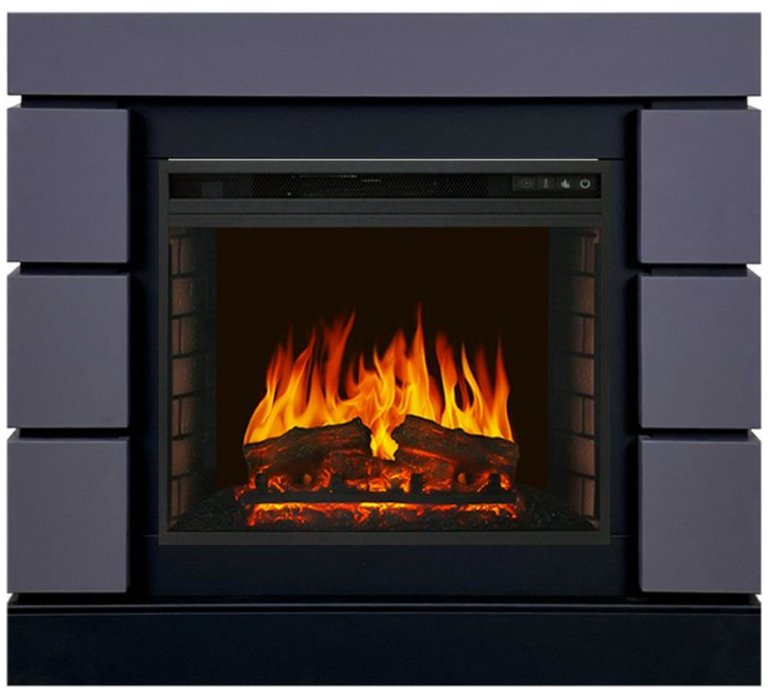Электрокамин с широким очагом 2D Royal Flame Modern 23 Graphite Grey SFT под очаг Vision 23