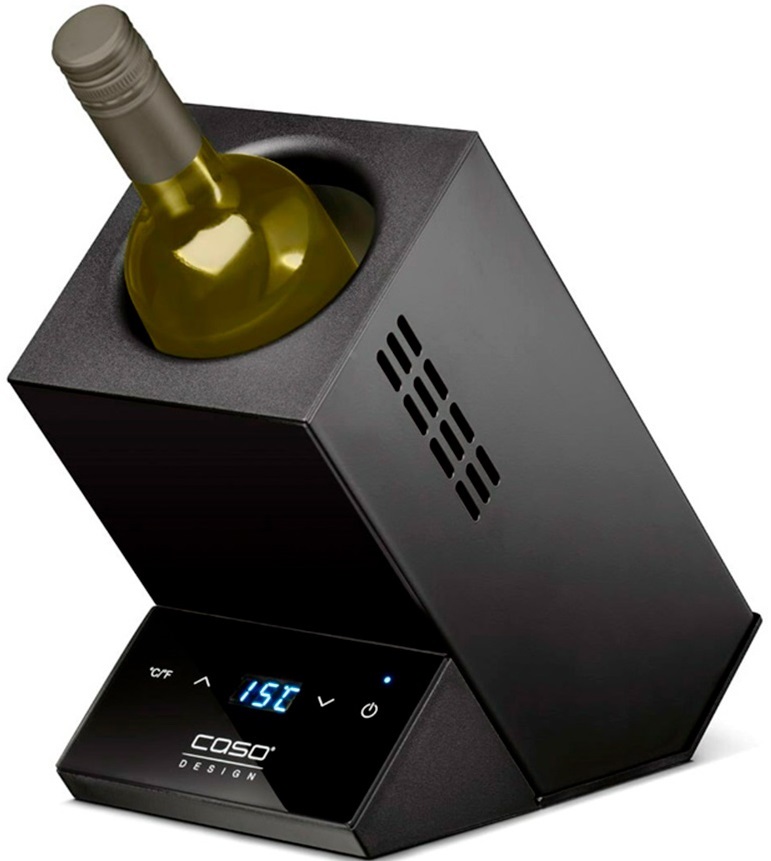 Охладитель для бутылок CASO WineCase One Black