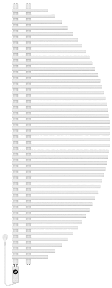 Электрический полотенцесушитель лесенка Primoclima PARUS 43 трубки 800W, Белый