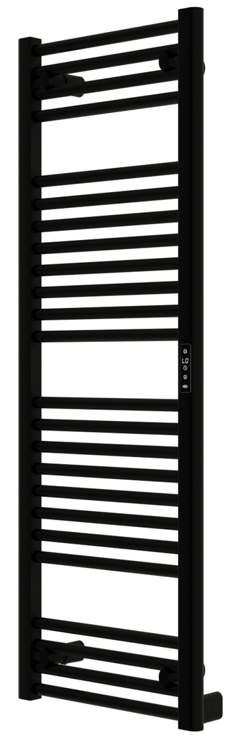 Электрический полотенцесушитель лесенка Rifar D-LINE 450x1200, чёрный янтарь матовый