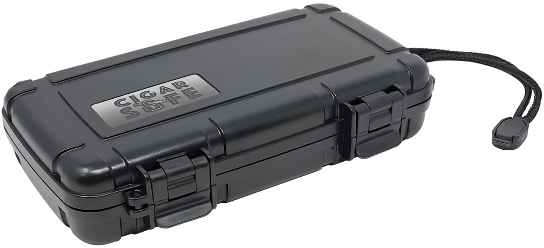 Дорожный хьюмидор Aficionado Travel Cigar Safe Black на 5 сигар