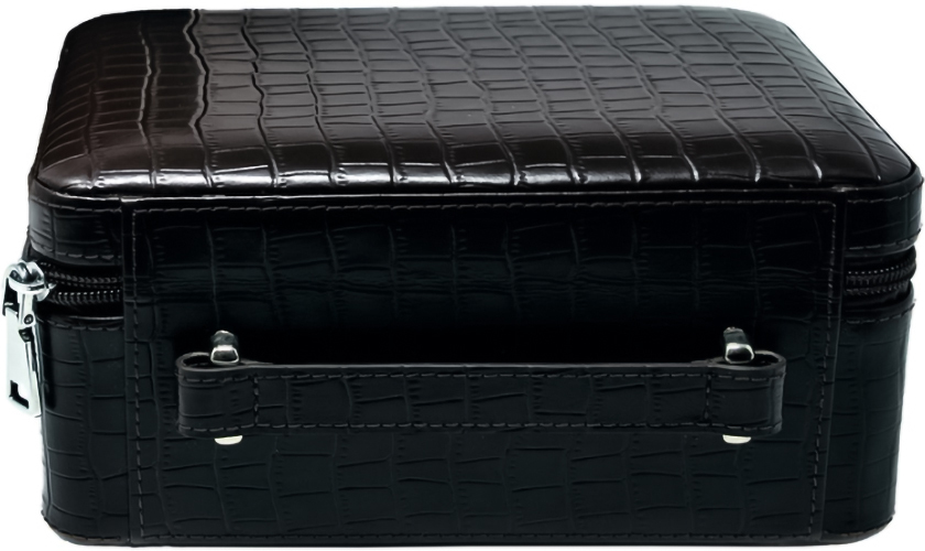 Дорожный хьюмидор Aficionado Manhattan Black XL на 10-20 сигар