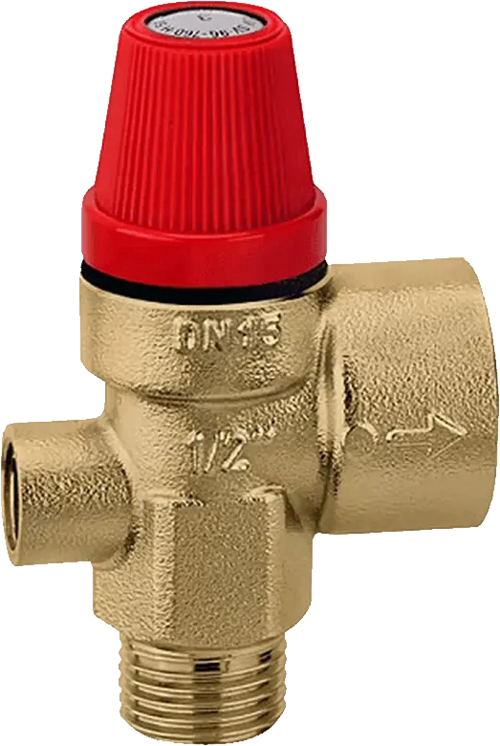 Предохранительный клапан Rommer 3 бар 1/2x3/4х1/4 (RVS-0002-003015)