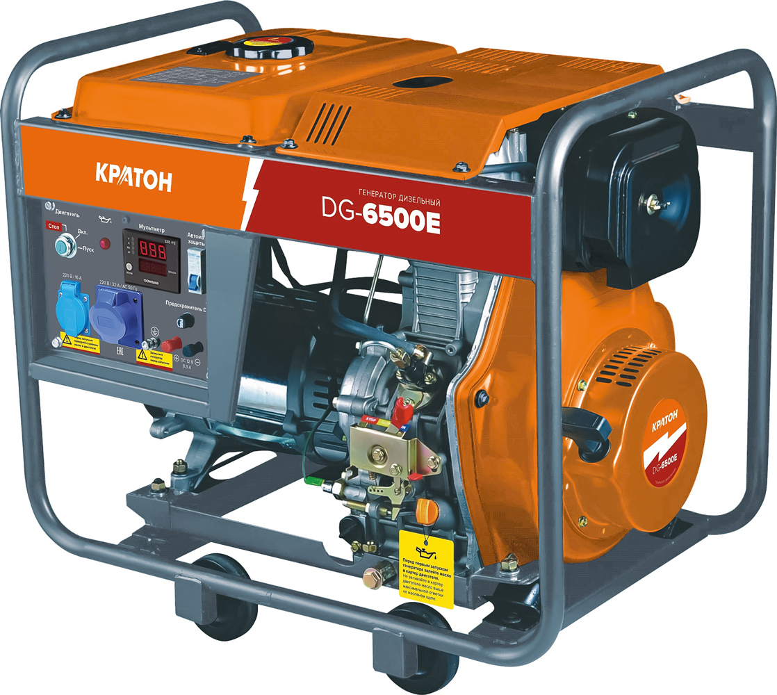 Дизельный генератор Кратон DG-6500E