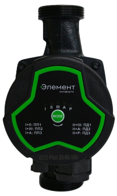 Циркуляционный насос Элемент Комфорта ECO Plus 25-60 180