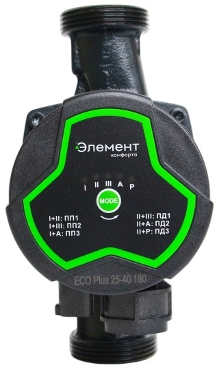 Циркуляционный насос Элемент Комфорта ECO Plus 25-40 180