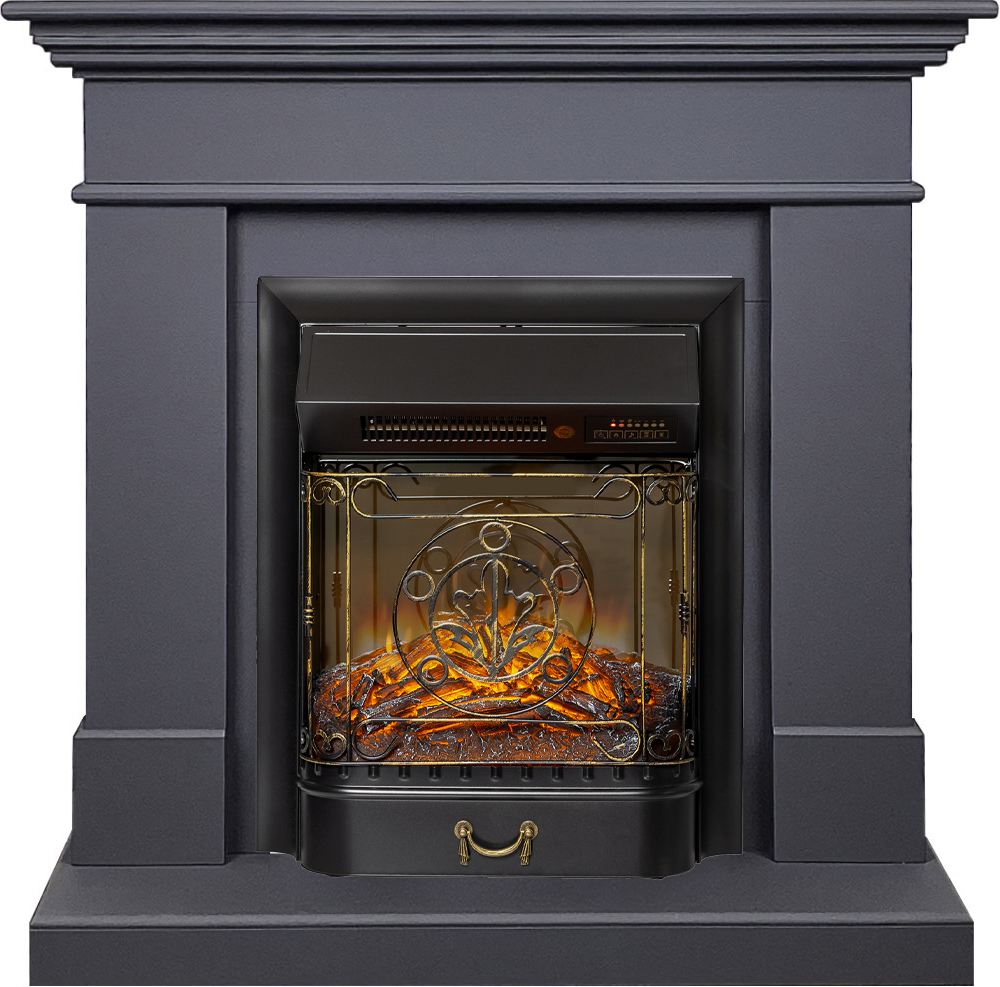 Электрокамин с классическим очагом 2D Royal Flame California STD SFT с очагом Majestic FX M Black RC