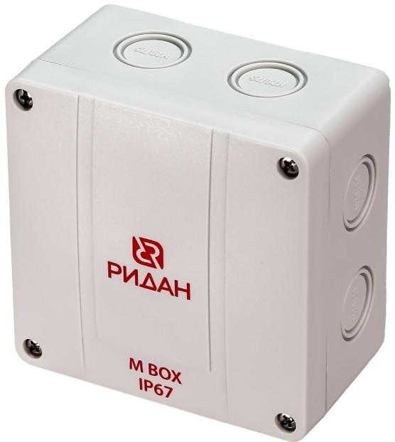 Коробка распределительная Ridan M BOX, 110х110х67 мм, IP67 (серая)