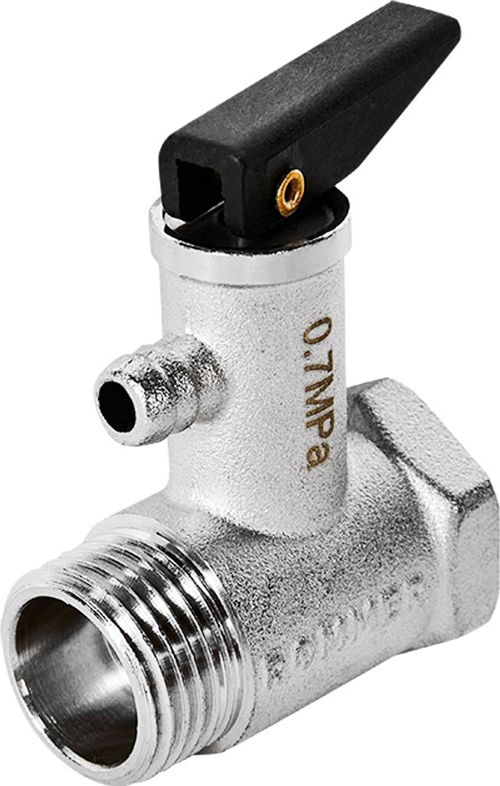 Предохранительный клапан Rommer 7 бар 1/2 (RVS-1007-007015)