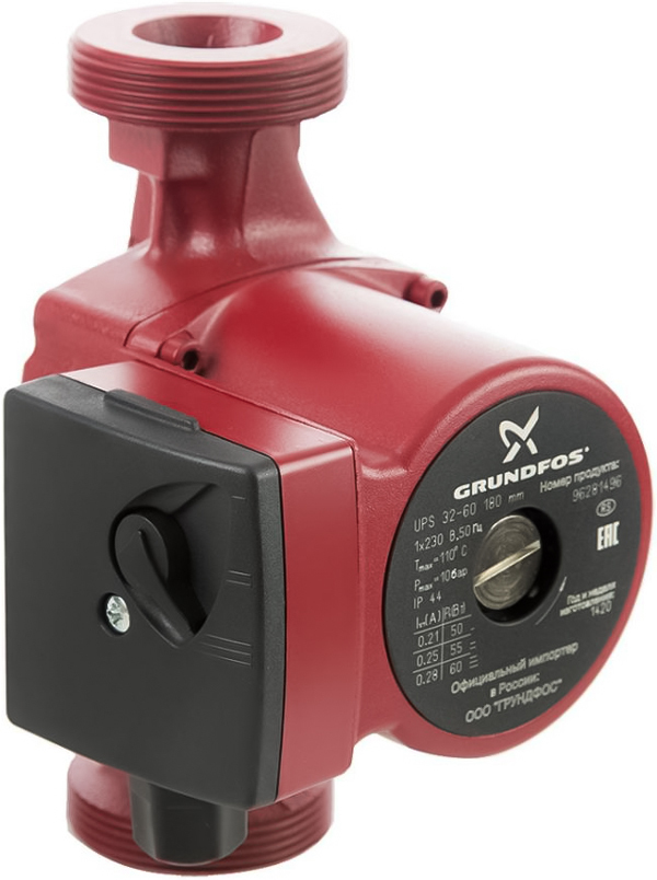 Циркуляционный насос Grundfos UPS 25-40 180 без гаек