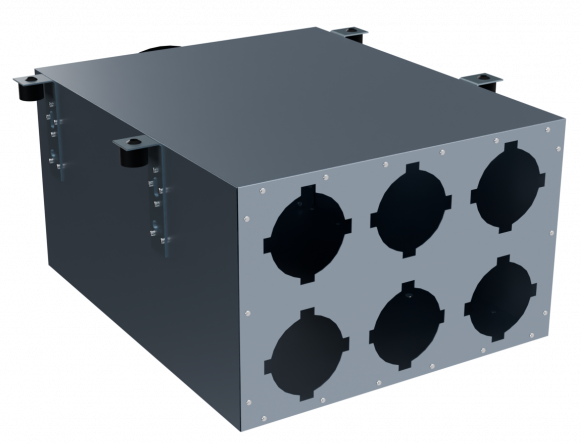 Коллектор Flexag CMP-FLD 160/75x6, D160, на 6 выxодов FLD