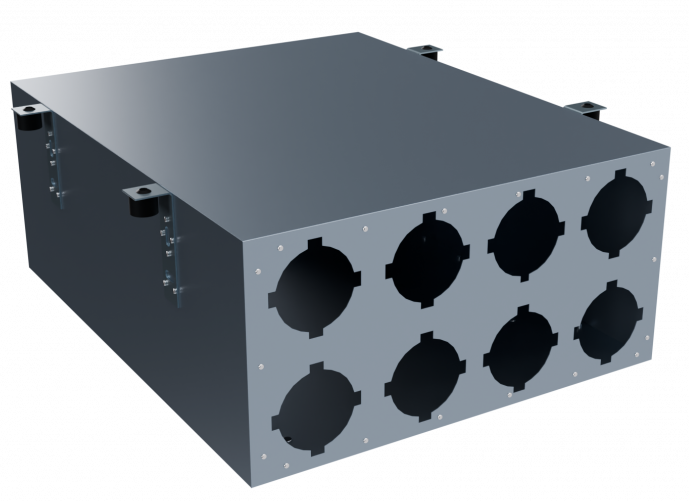 Коллектор Flexag CMP-FLD 160/75x8, D160, на 8 выxодов FLD