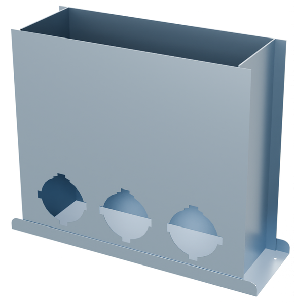 Пленум напольный Flexag FL-PFP-400x100/75x3