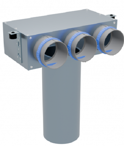 Пленум потолочный Flexag FL-PCP-125/90x3