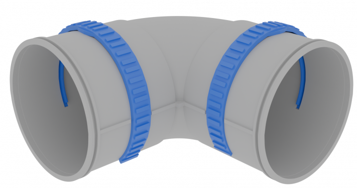 Отвод Flexag FL75-PP90