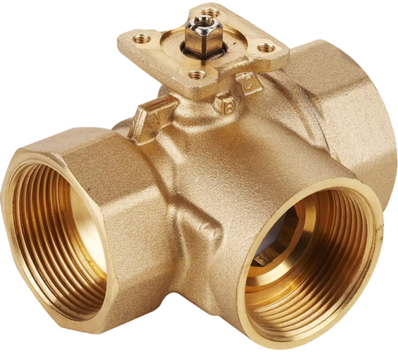 Шаровый кран Hoocon BV340A 3-ходовой DN 40 kvs 25