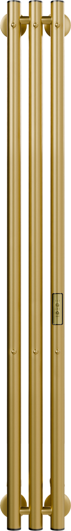Электрический полотенцесушитель вертикальная лесенка INDIGO Style 3 (el) 120/13 Milky Gold