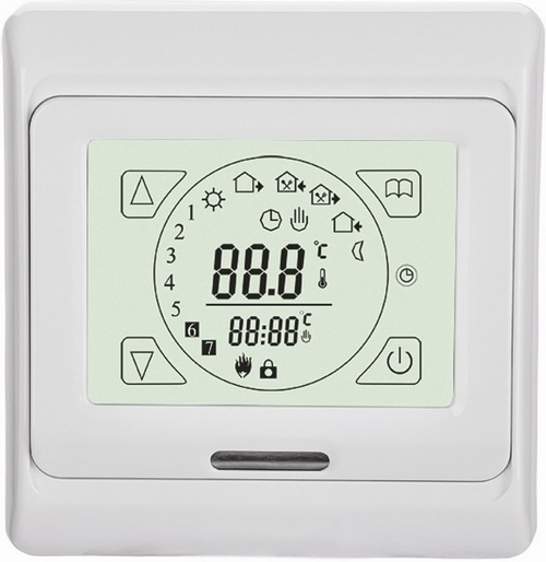 Терморегулятор для теплого пола Miro E 91.716 WI-FI (Белый)